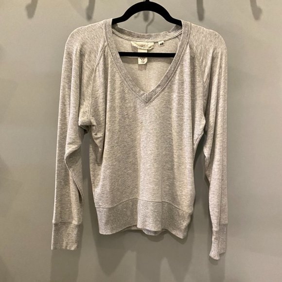 *NOT FOR SALE/SOLD* H&M Sweatshirt Raglan Sleeve (Sz XS) Grey - Picture 1 of 3